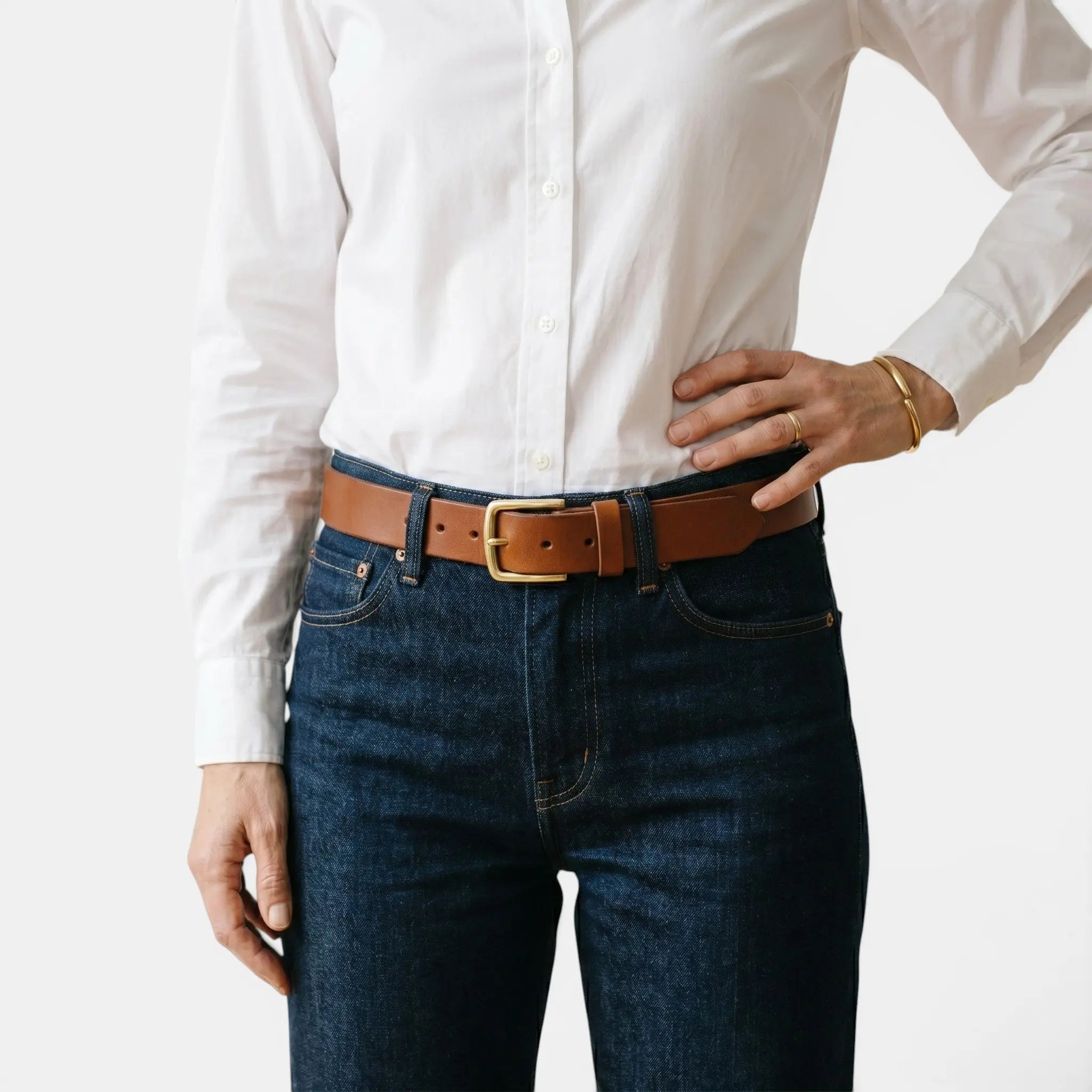 Ceinture Boucle Classique Femme