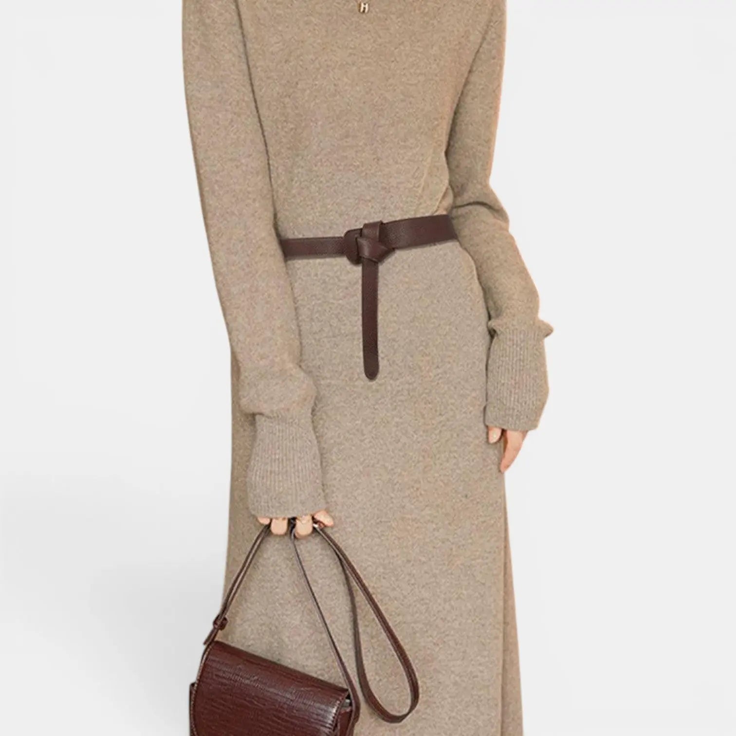 Ceinture Cuir Grainé à Nouer Femme Sans Boucle | Gralvex La Maison de la Ceinture