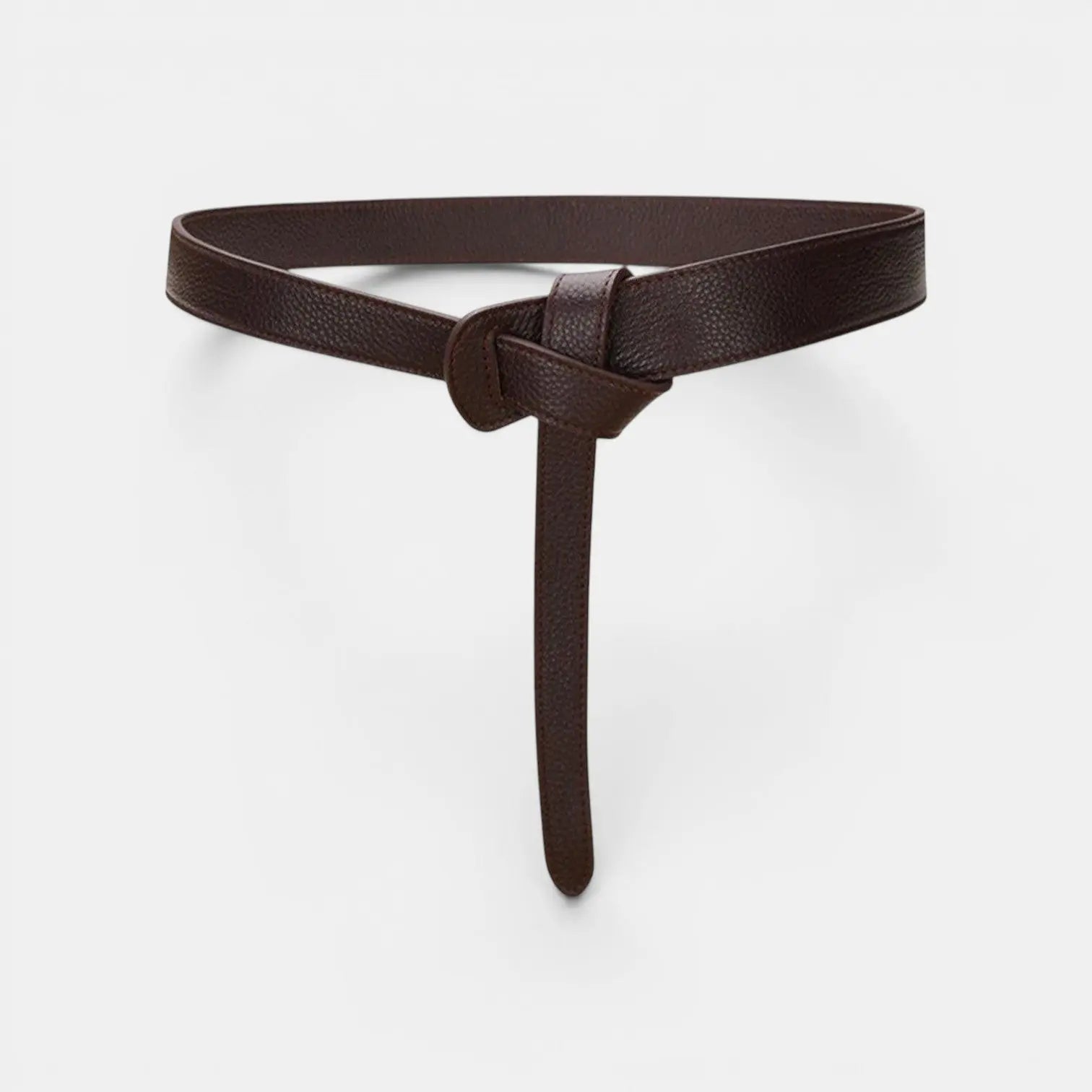 Ceinture Cuir Grainé à Nouer Femme Sans Boucle | Gralvex La Maison de la Ceinture