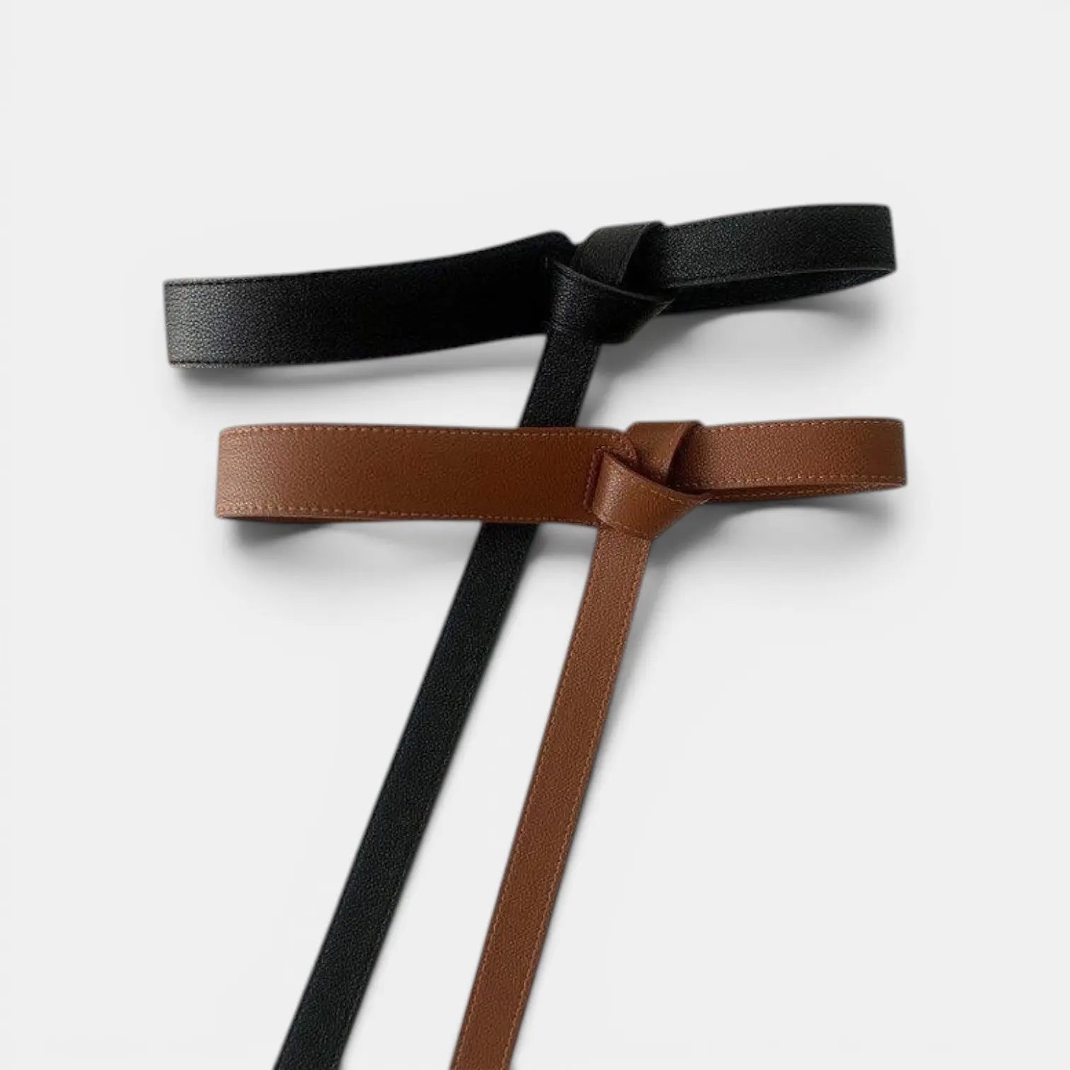 Ceinture Cuir Grainé à Nouer Femme Sans Boucle | Gralvex La Maison de la Ceinture