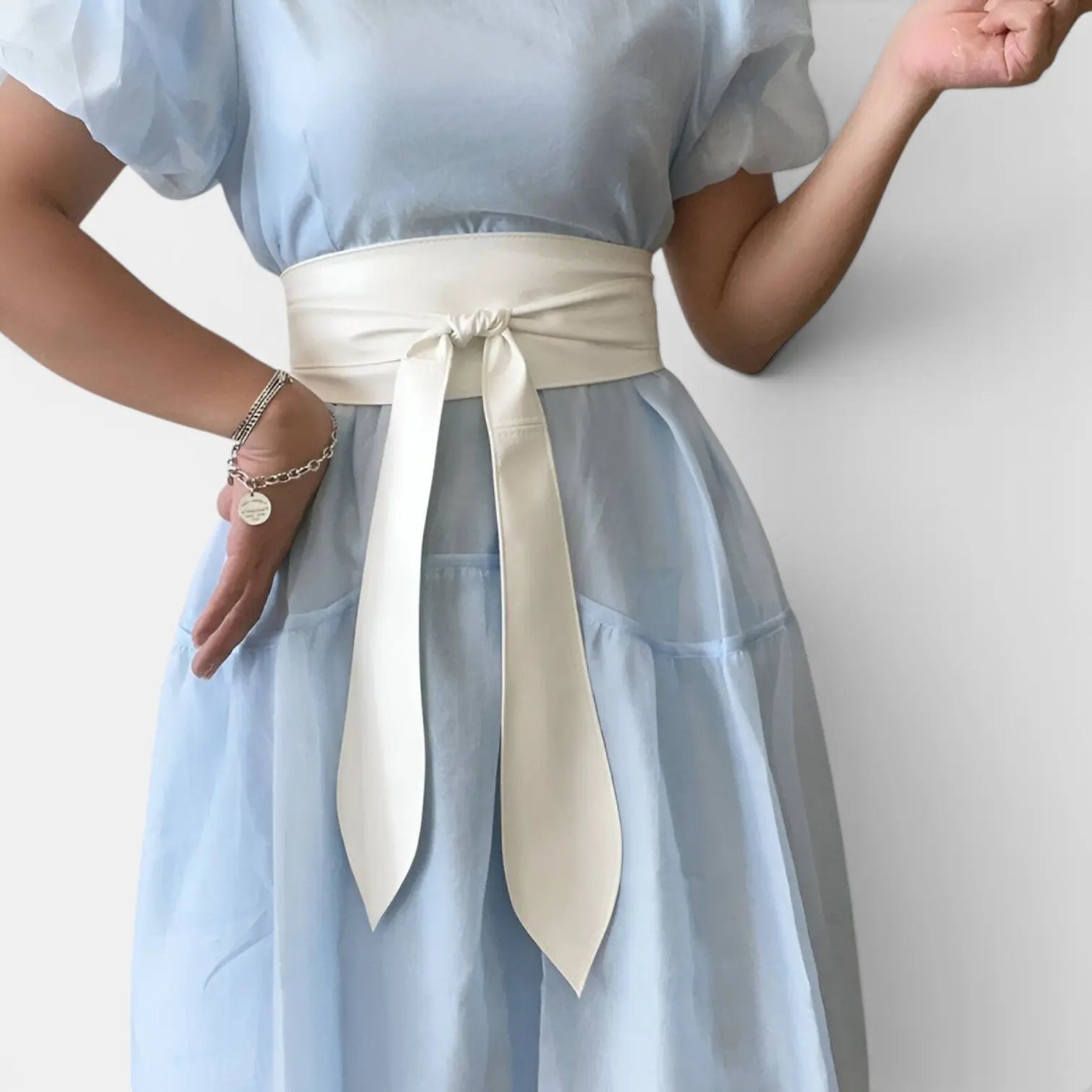 Ceinture Large Simili Vegan à Nouer Sans Boucle Femme | Norvel La Maison de la Ceinture