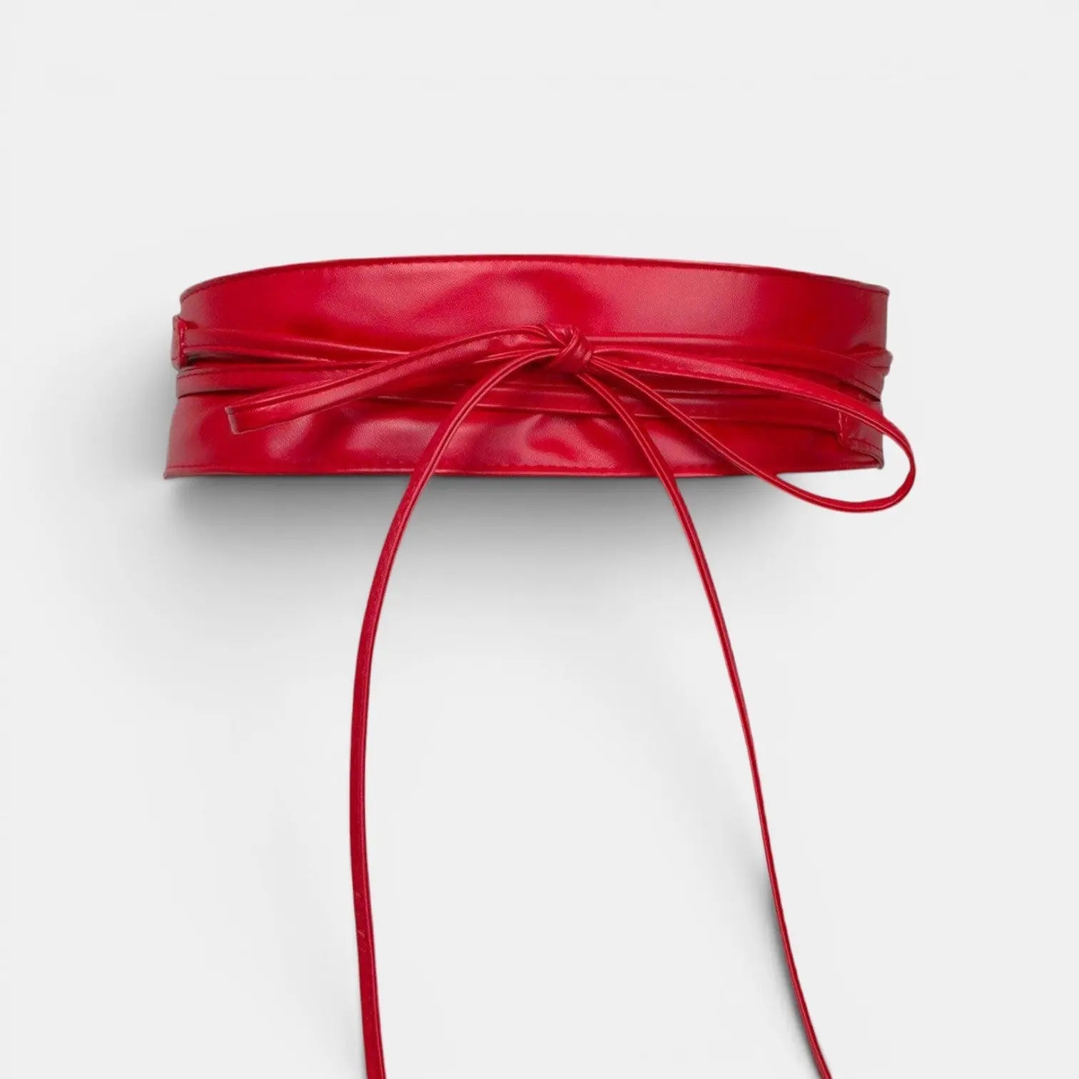 Ceinture à Nouer Simili Vegan Large 6.5 cm Femme Lisse Souple | Zelnov