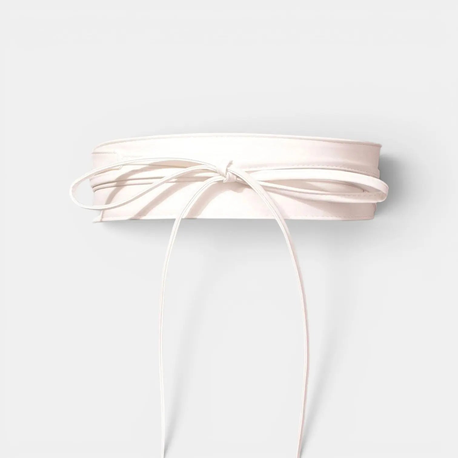 Ceinture à Nouer Simili Vegan Large 6.5 cm Femme Lisse Souple | Zelnov