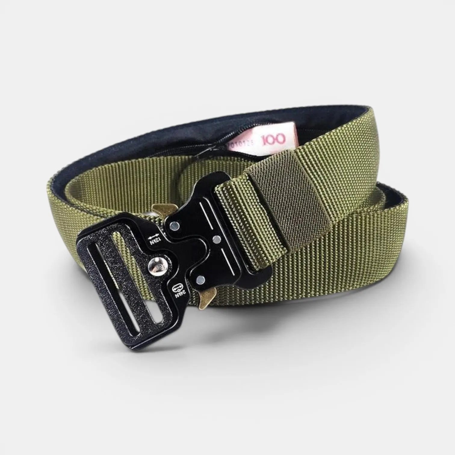 Ceinture Cache-Billets Nylon Femme Boucle Tactique | Zarvex La Maison de la Ceinture