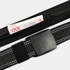 Ceinture Nylon Homme Cache-Billets Boucle Automatique Noire | Vorlek