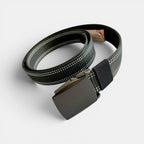 Ceinture Nylon Homme Cache-Billets Boucle Automatique Noire | Vorlek