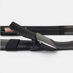 Ceinture Nylon Homme Cache-Billets Boucle Automatique Noire | Vorlek
