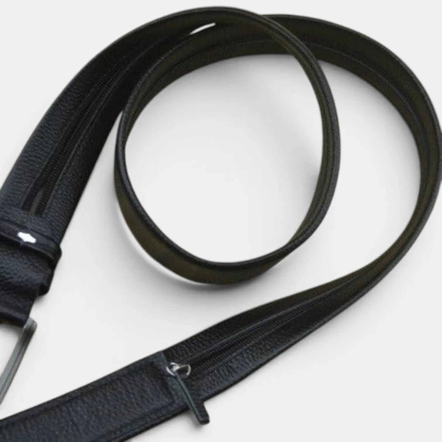 Ceinture Cache-Billets Cuir Lisse Unisexe Compartiment Secret | Valtex La Maison de la Ceinture