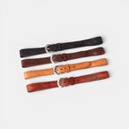 Ceinture Cuir Homme Casual Boucle Ardillon Camel | Vornek