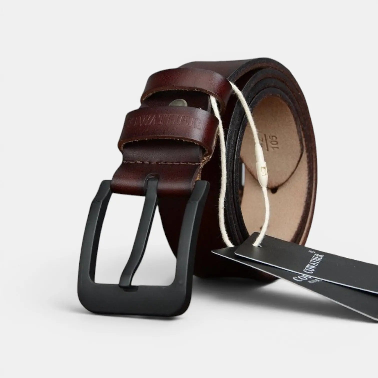 Ceinture Cuir Casual Jean Homme Boucle Ardillon Noire | Nalvex La Maison de la Ceinture
