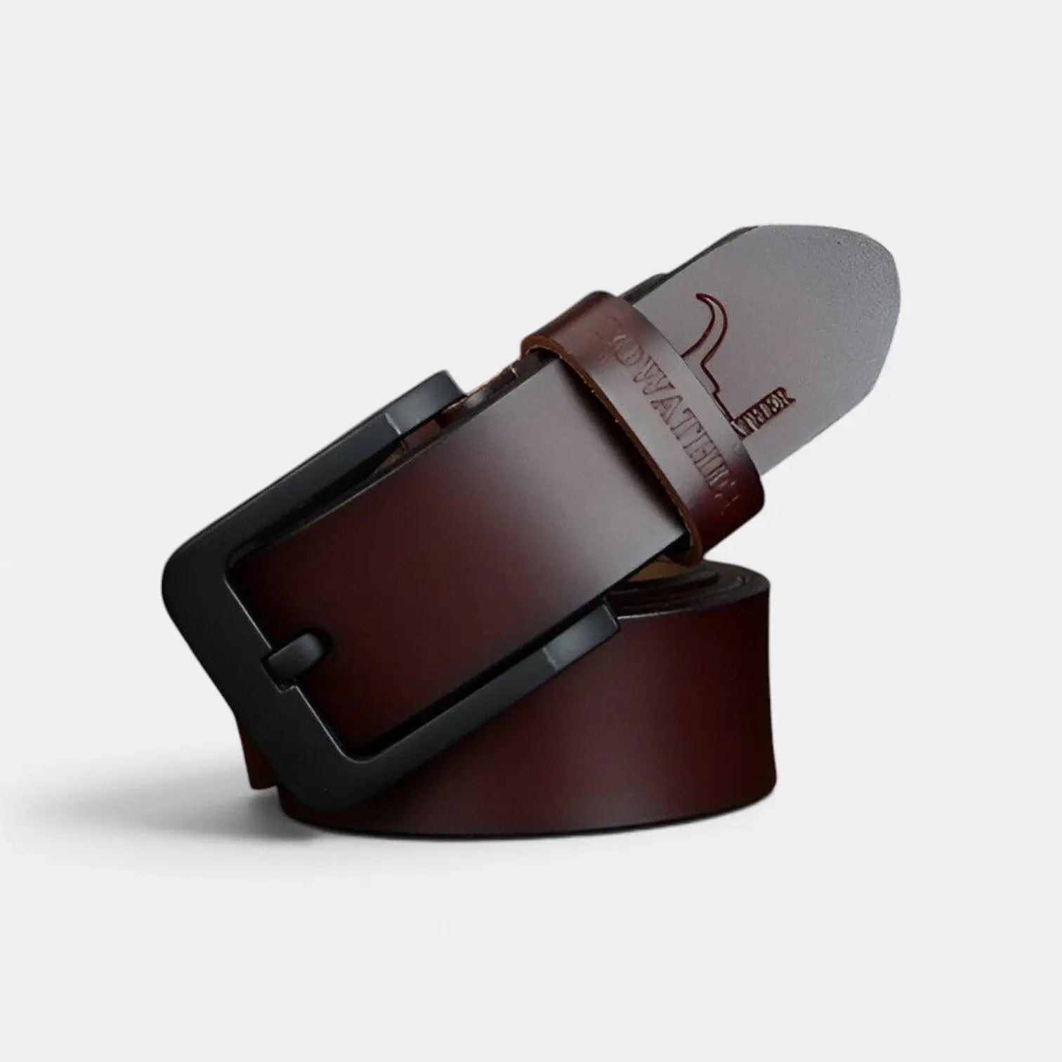 Ceinture Cuir Casual Jean Homme Boucle Ardillon Noire | Nalvex La Maison de la Ceinture