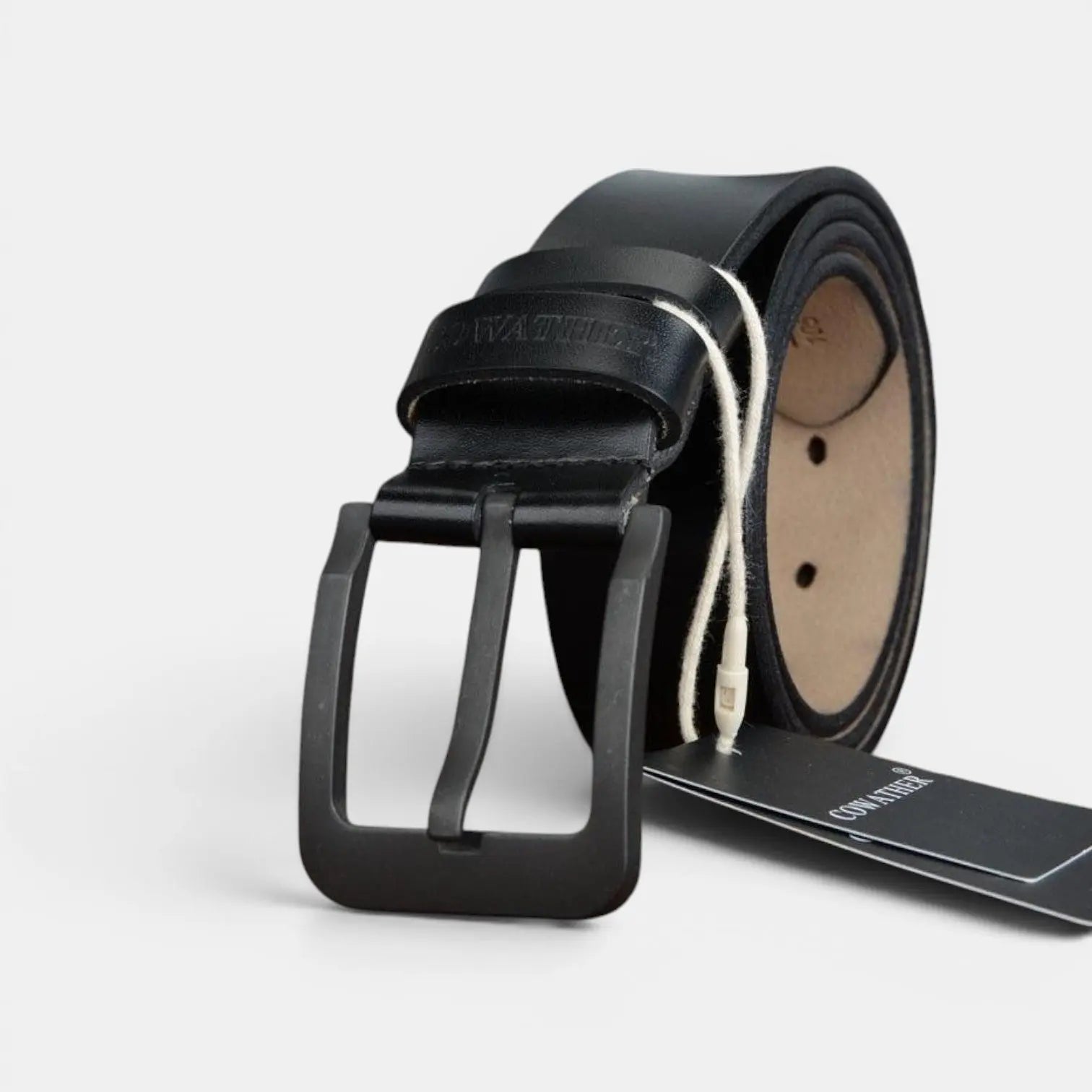 Ceinture Cuir Casual Jean Homme Boucle Ardillon Noire | Nalvex La Maison de la Ceinture