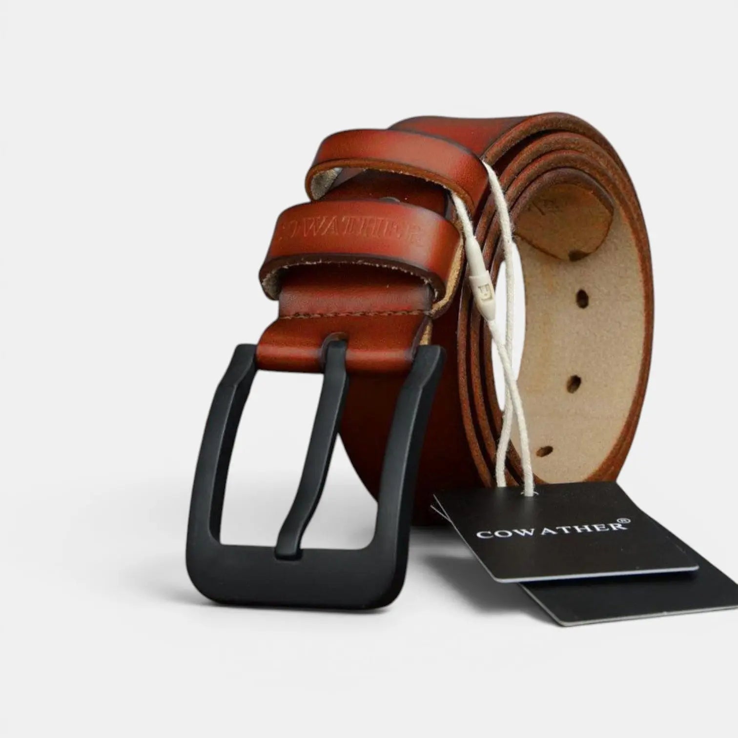 Ceinture Cuir Casual Jean Homme Boucle Ardillon Noire | Nalvex La Maison de la Ceinture