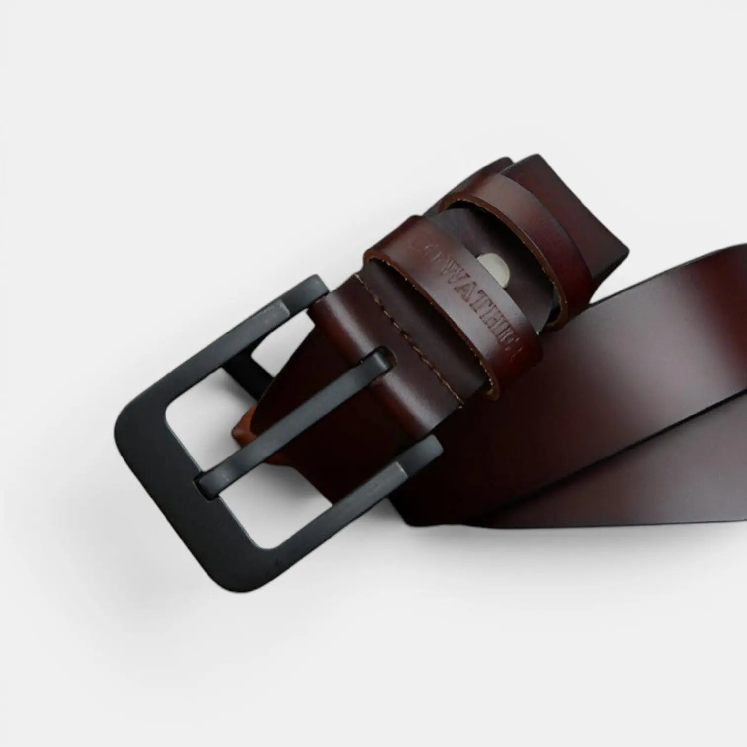 Ceinture Cuir Casual Jean Homme Boucle Ardillon Noire | Nalvex La Maison de la Ceinture