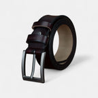 Ceinture Cuir Homme Casual Boucle Ardillon Argentée | Galven La Maison de la Ceinture
