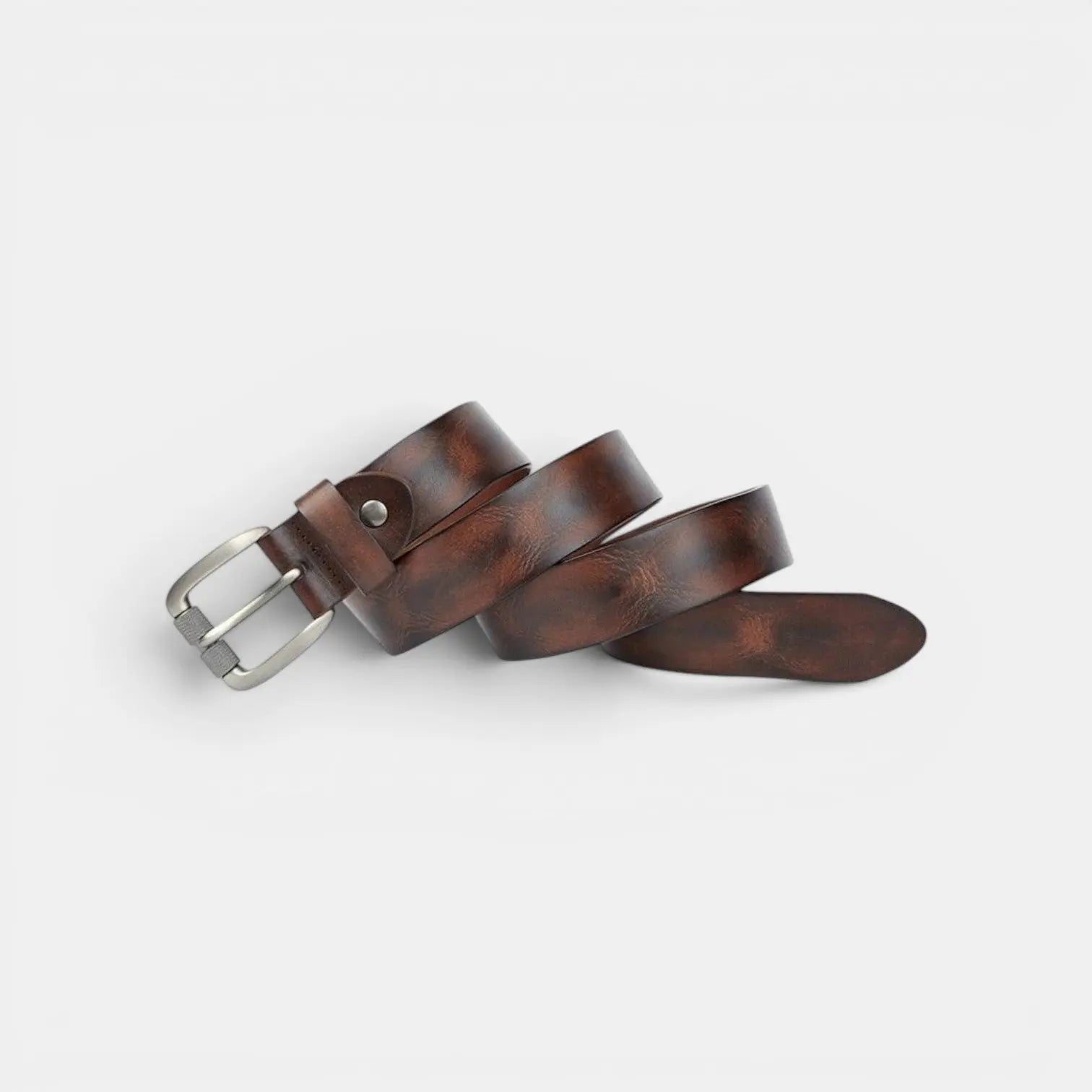Ceinture Casual Cuir Vieilli Homme Boucle Ardillon | Marvil La Maison de la Ceinture