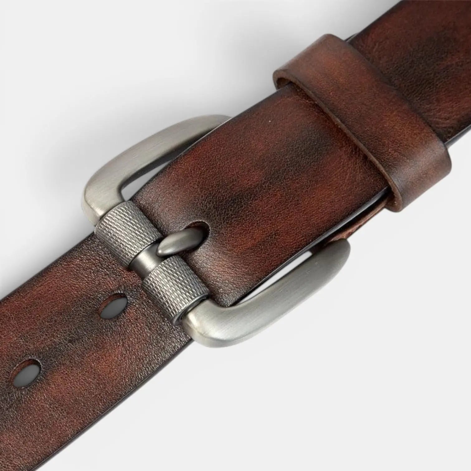 Ceinture Casual Cuir Vieilli Homme Boucle Ardillon | Marvil La Maison de la Ceinture