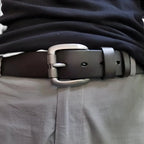 Ceinture Casual Cuir Vieilli Homme Boucle Ardillon | Marvil La Maison de la Ceinture