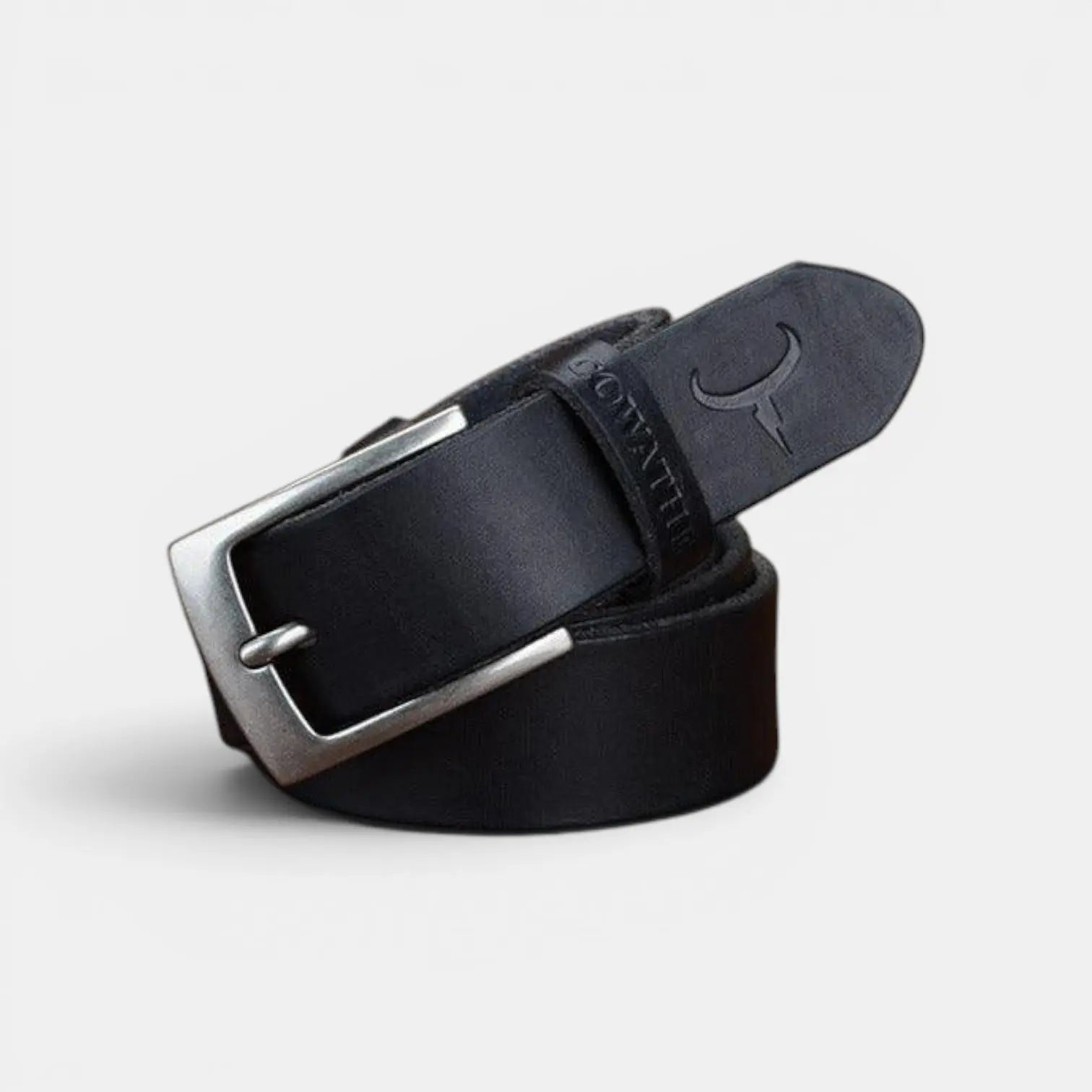 Ceinture Cuir Pleine Fleur Lisse Casual Homme Boucle Ardillon | Lorven La Maison de la Ceinture