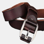 Ceinture Cuir Pleine Fleur Vieilli Homme Boucle Ardillon | Vecaur La Maison de la Ceinture