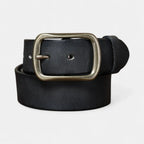 Ceinture Cuir Pleine Fleur Homme Casual Vintage Boucle Laiton | Halvex La Maison de la Ceinture