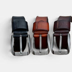 Ceinture Cuir Casual Look Vintage Homme Boucle Ardillon | Kordax La Maison de la Ceinture