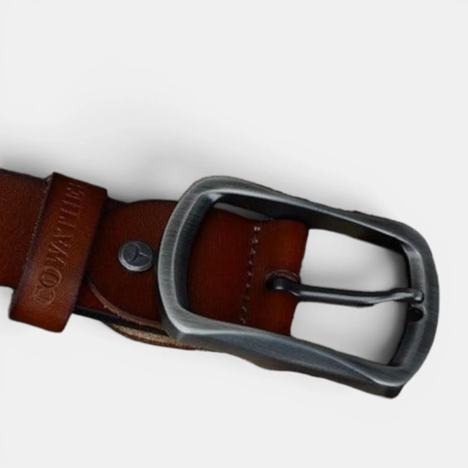 Ceinture Cuir Casual Homme Boucle Ardillon Arrondie | Carvox La Maison de la Ceinture
