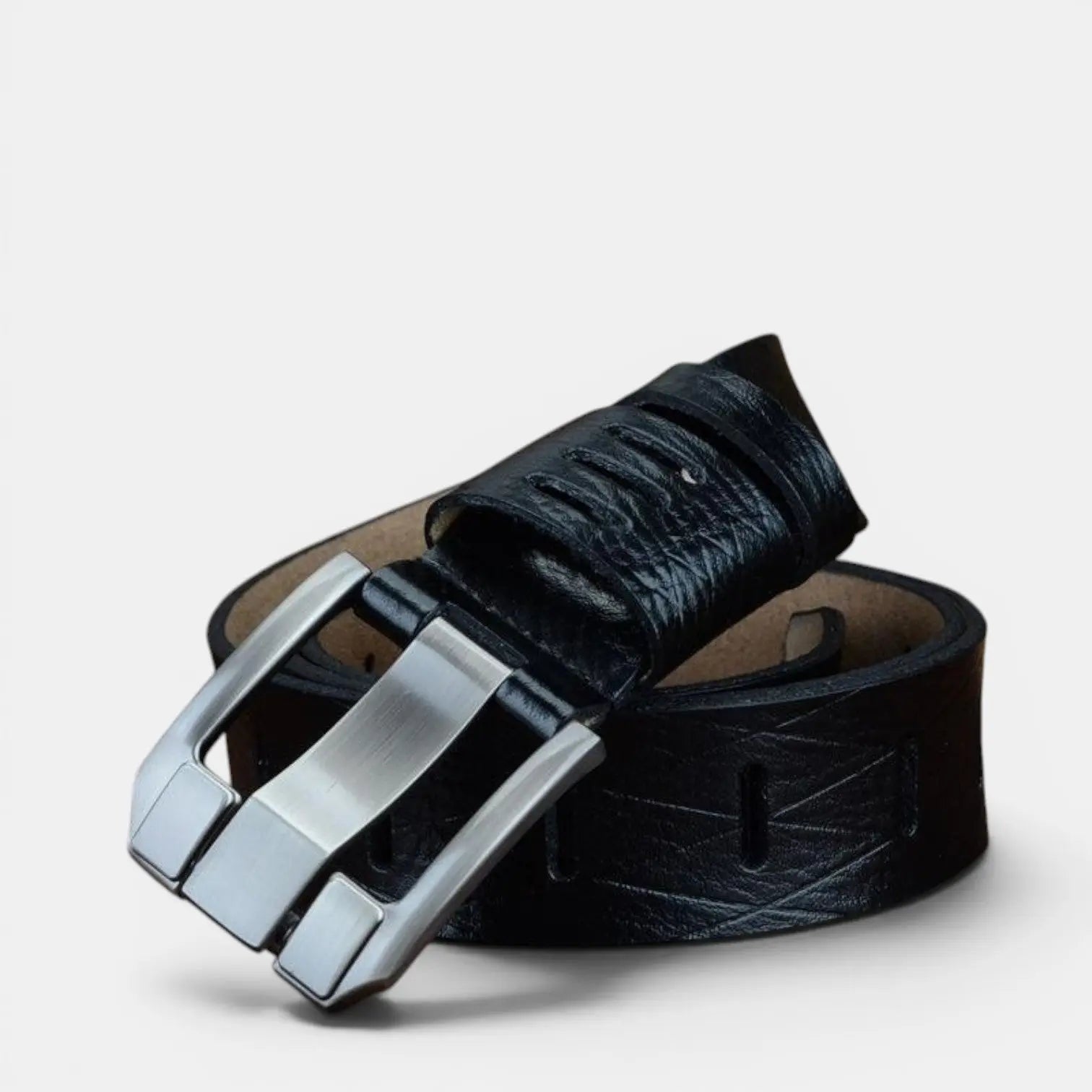 Ceinture Casual Cuir Texturé Homme Boucle Ardillon | Baltrex La Maison de la Ceinture