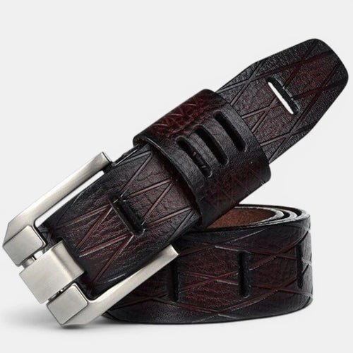 Ceinture Casual Cuir Texturé Homme Boucle Ardillon | Baltrex La Maison de la Ceinture