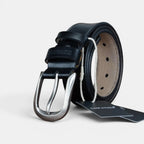 Ceinture Cuir Homme Casual Cowboy Boucle Ardillon Argentée | Cowvex La Maison de la Ceinture