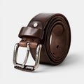 Ceinture Cuir Pleine Fleur Vieilli Homme Boucle Laiton | Lairvex La Maison de la Ceinture