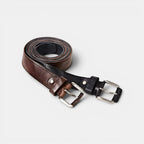 Ceinture Cuir Pleine Fleur Vieilli Homme Boucle Laiton | Lairvex La Maison de la Ceinture