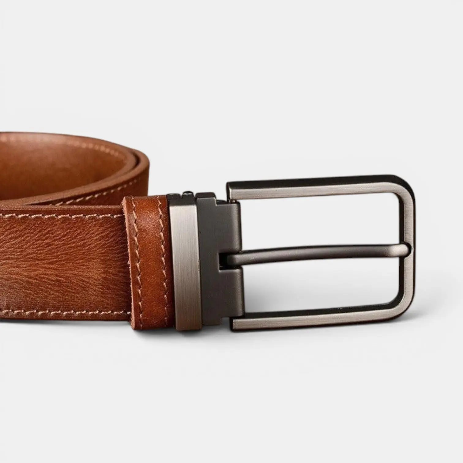 Ceinture Cuir Pleine Fleur Vieilli Homme Boucle Ardillon | Polvex La Maison de la Ceinture