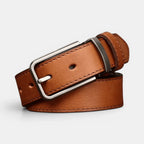 Ceinture Cuir Pleine Fleur Vieilli Homme Boucle Ardillon | Polvex La Maison de la Ceinture