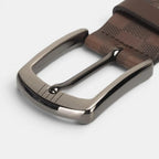 Ceinture Cuir Texturé Damier Homme Boucle Ardillon | Darvex La Maison de la Ceinture