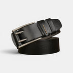 Ceinture Cuir Lisse Casual Homme Boucle Double Ardillon | Talvox La Maison de la Ceinture
