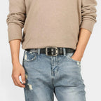 Ceinture Cuir Casual Look Vintage Homme Boucle Ardillon | Telvax La Maison de la Ceinture