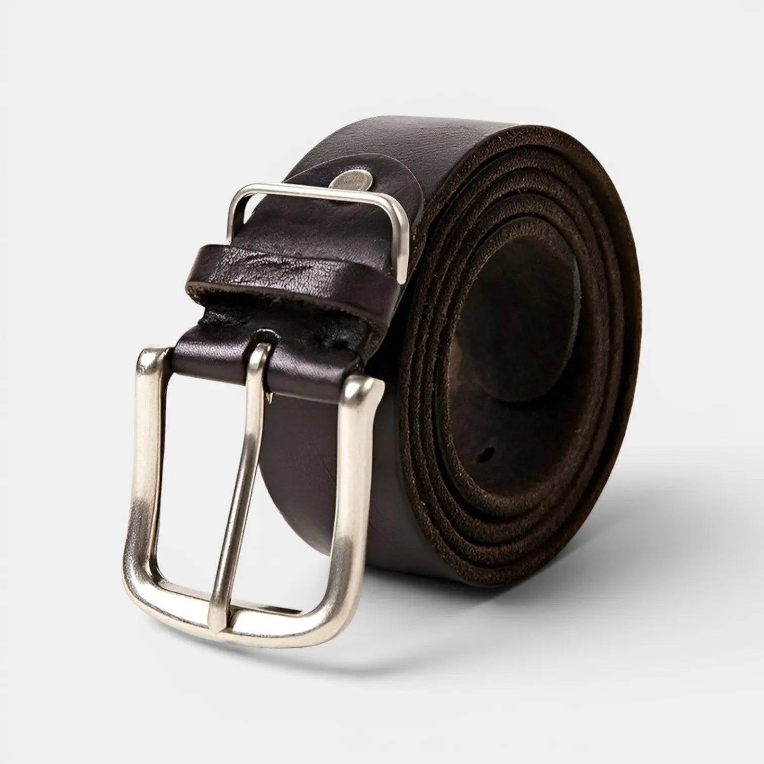 Ceinture Cuir Pleine Fleur Vieilli Homme Boucle Ardillon | Vernox La Maison de la Ceinture
