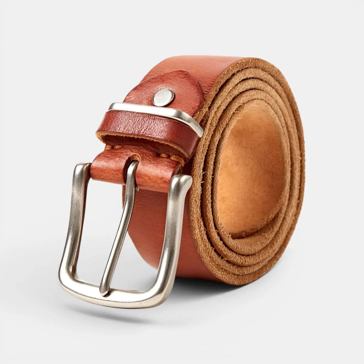 Ceinture Cuir Pleine Fleur Vieilli Homme Boucle Ardillon | Vernox La Maison de la Ceinture