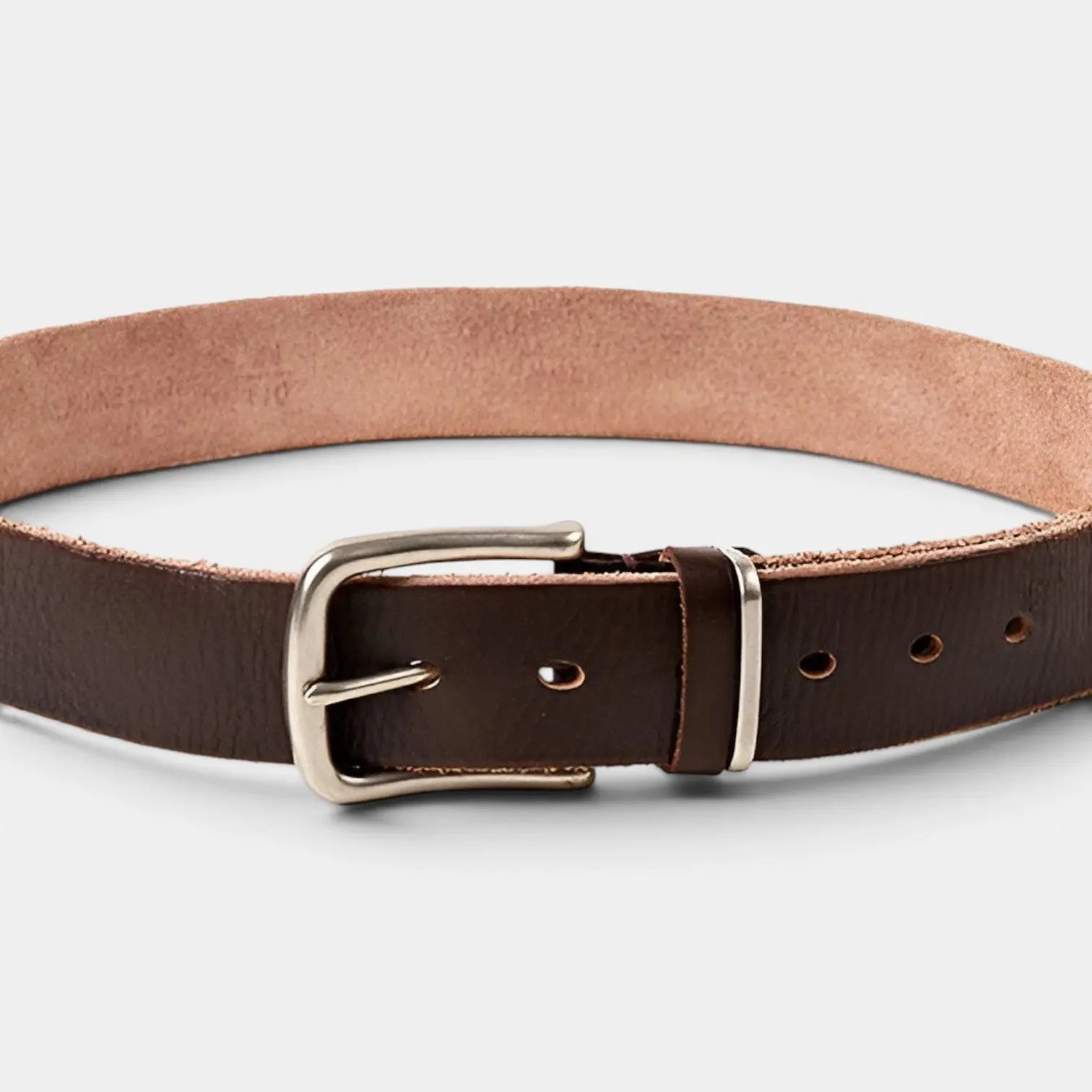 Ceinture Cuir Pleine Fleur Vieilli Homme Boucle Ardillon | Vernox La Maison de la Ceinture