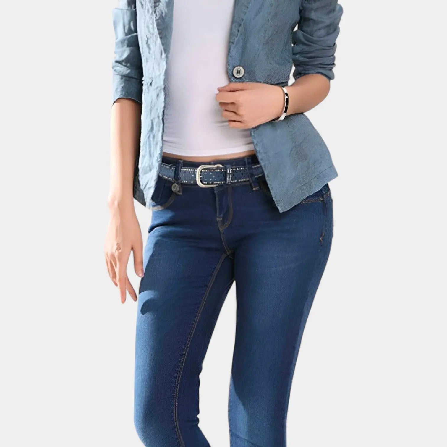 Ceinture Cuir Cloutée Ajourée Femme Boucle Ardillon | Cluvex La Maison de la Ceinture