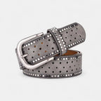 Ceinture Cuir Cloutée Ajourée Femme Boucle Ardillon | Cluvex La Maison de la Ceinture
