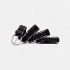 Ceinture Cuir Cloutée Ajourée Femme Boucle Ardillon | Cluvex La Maison de la Ceinture