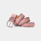 Ceinture Cuir Cloutée Ajourée Femme Boucle Ardillon | Cluvex La Maison de la Ceinture