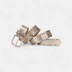 Ceinture Cuir Cloutée Ajourée Femme Boucle Ardillon | Cluvex La Maison de la Ceinture