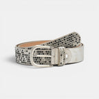 Ceinture Simili Cuir Femme Cloutée Boucle Arrondie | Vernasi