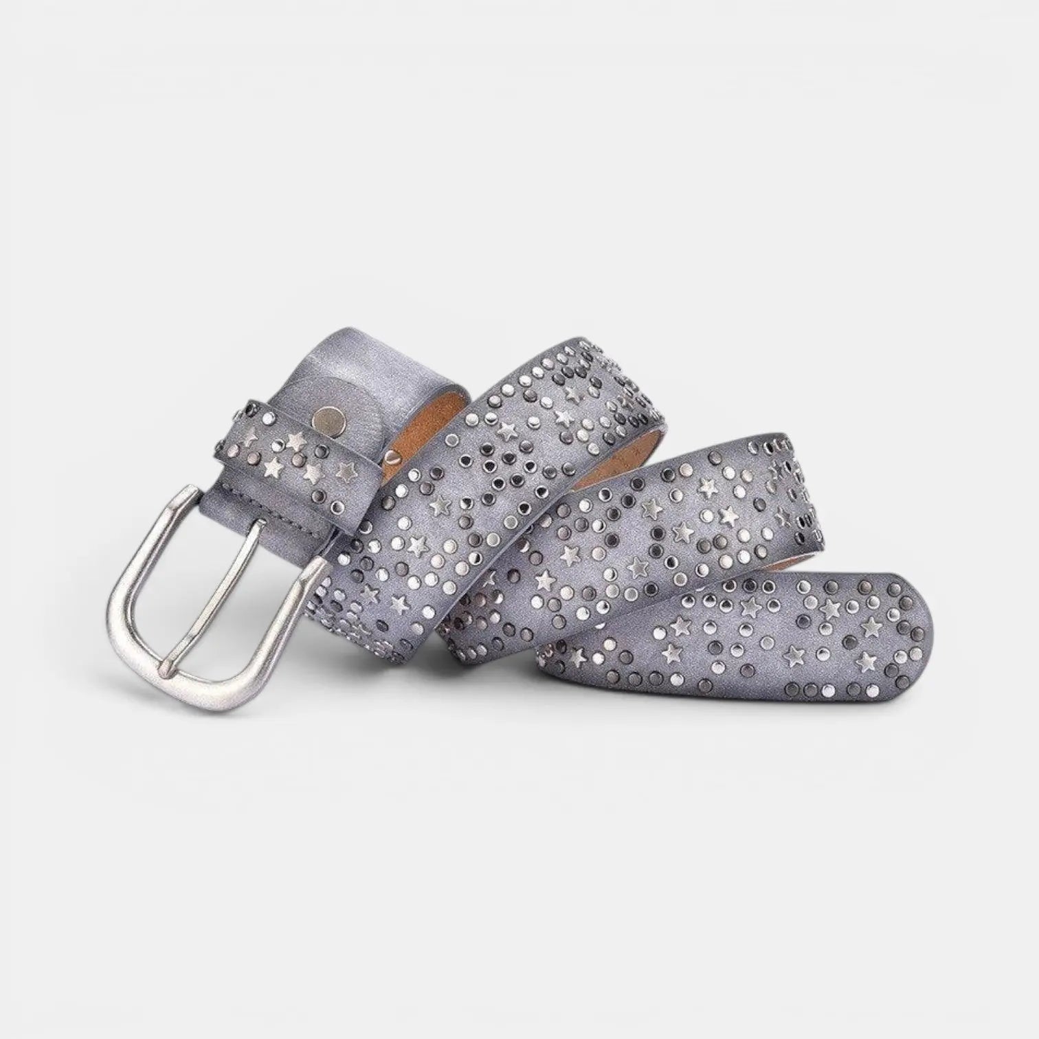 Ceinture Cloutée en Simili Vegan Femme Rivets Étoilés | Rilvex La Maison de la Ceinture