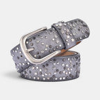 Ceinture Cloutée en Simili Vegan Femme Rivets Étoilés | Rilvex La Maison de la Ceinture