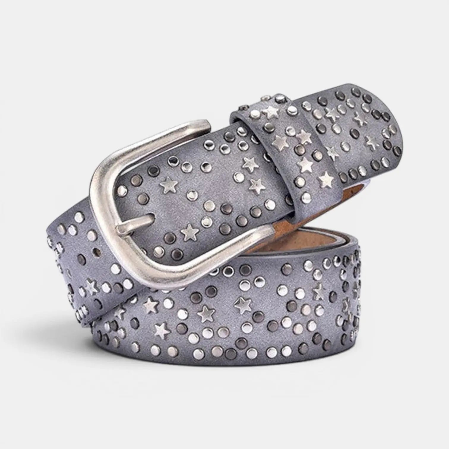 Ceinture Cloutée en Simili Vegan Femme Rivets Étoilés | Rilvex La Maison de la Ceinture