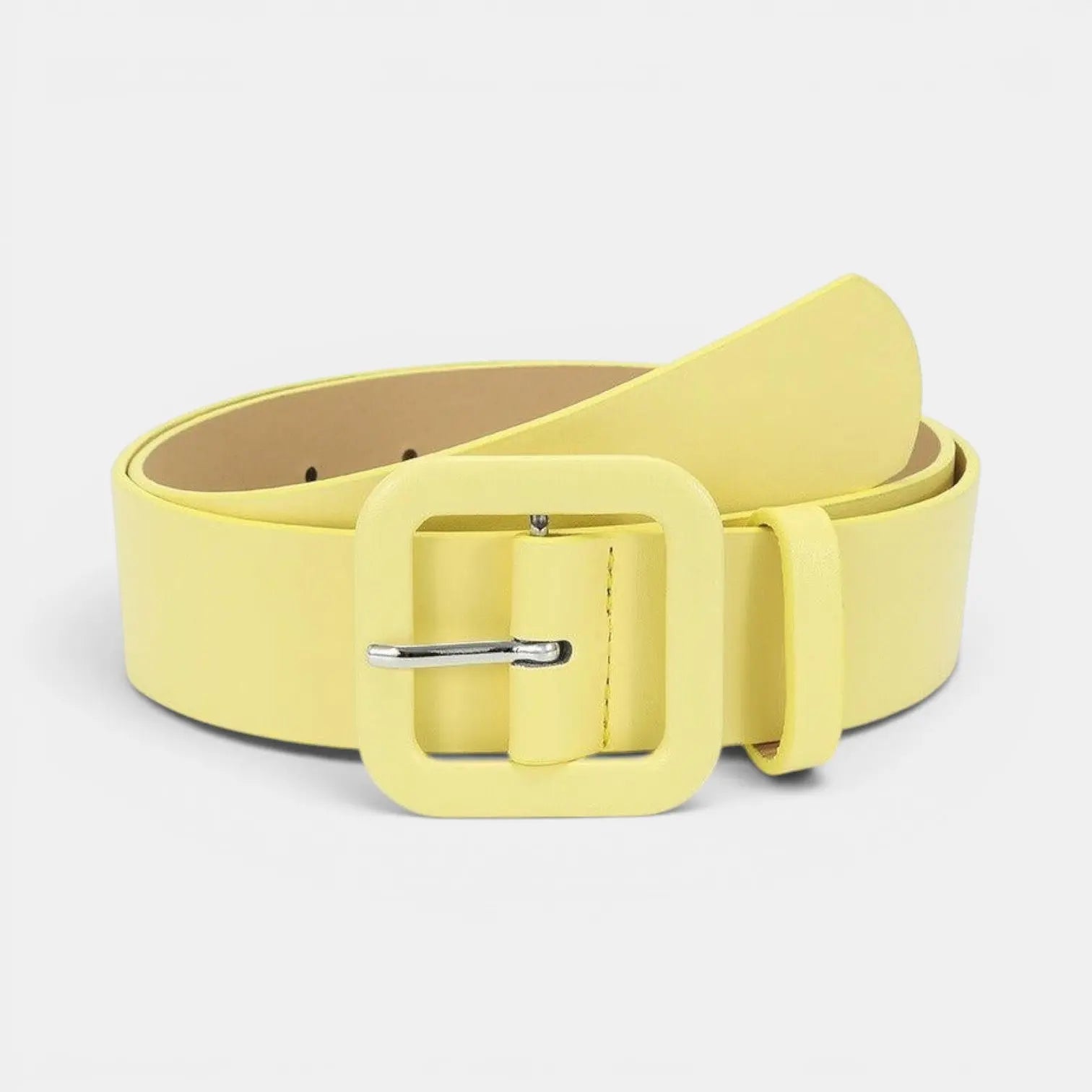Ceinture Simili Vegan Femme Boucle Carrée Colorée | Teivox La Maison de la Ceinture